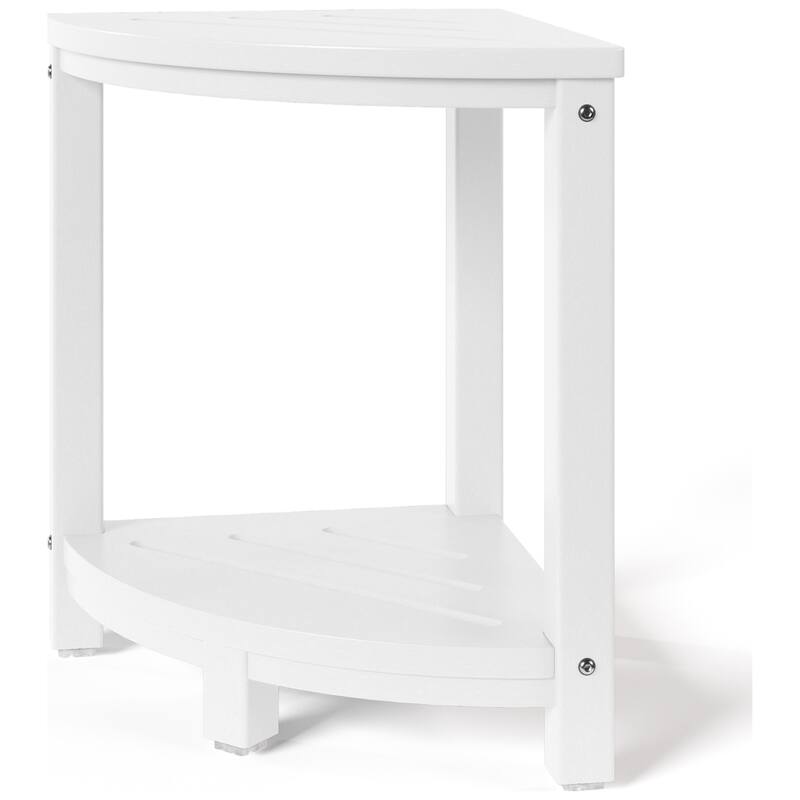 Anapolis Poly Corner Shower Bench