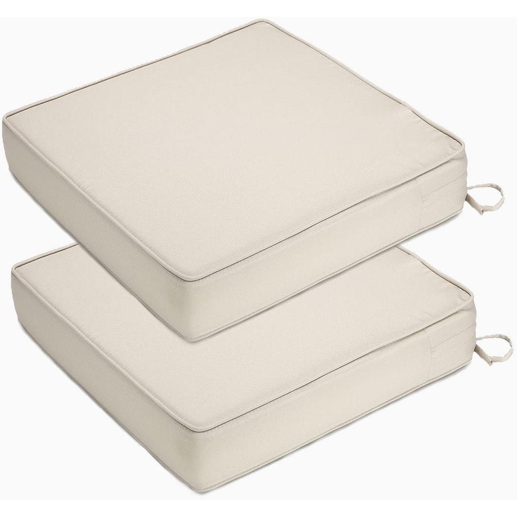 Patio Chair Cushion for Outdoor Furniture 19x19x4 Inch