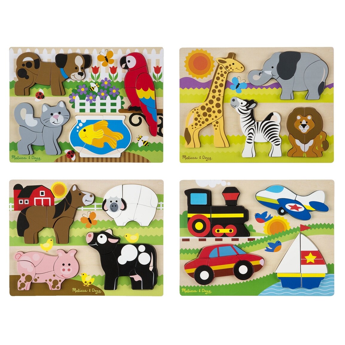 melissa and doug puzzle set