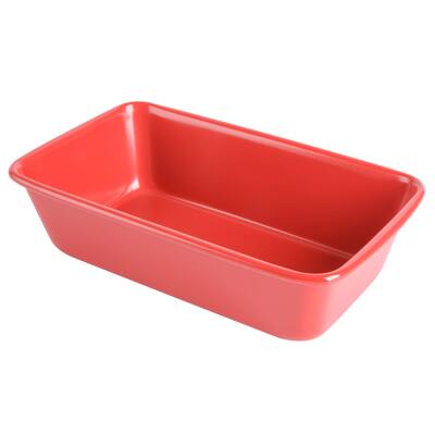 Martha Stewart Everyday 9 Inch Nonstick Carbon Steel Loaf Pan in Red