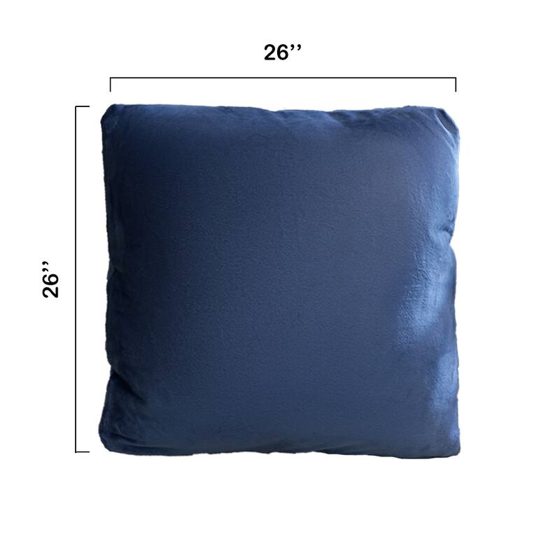 Cheer Collection Set of 2 Hollow Fiber Filled Couch Pillows