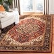 preview thumbnail 7 of 27, SAFAVIEH Handmade Classic Fae Traditional Oriental Wool Rug 8'3" x 11' - Red/Navy - Rectangle
