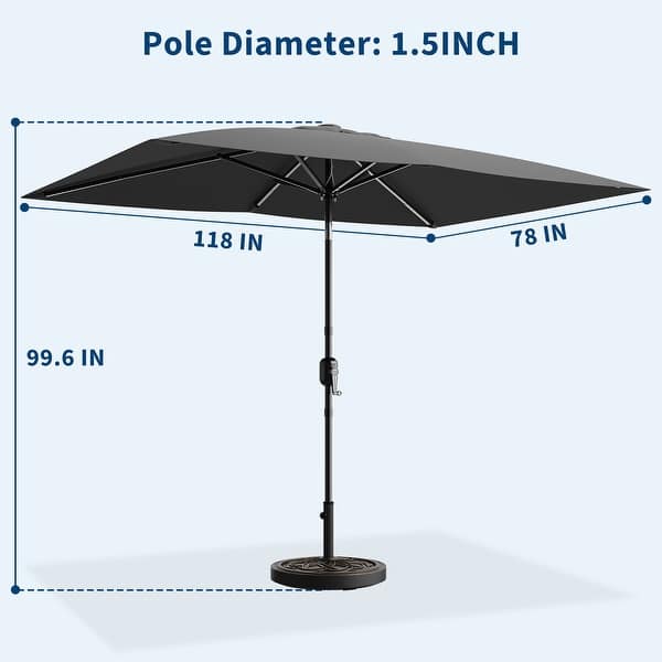 6 inch patio umbrella AMMSUN 6ft Table Umbrella,Red up aluminum frame makes it easy to open and close XIAOLE Garden Umbrella Outdoor Umbrella