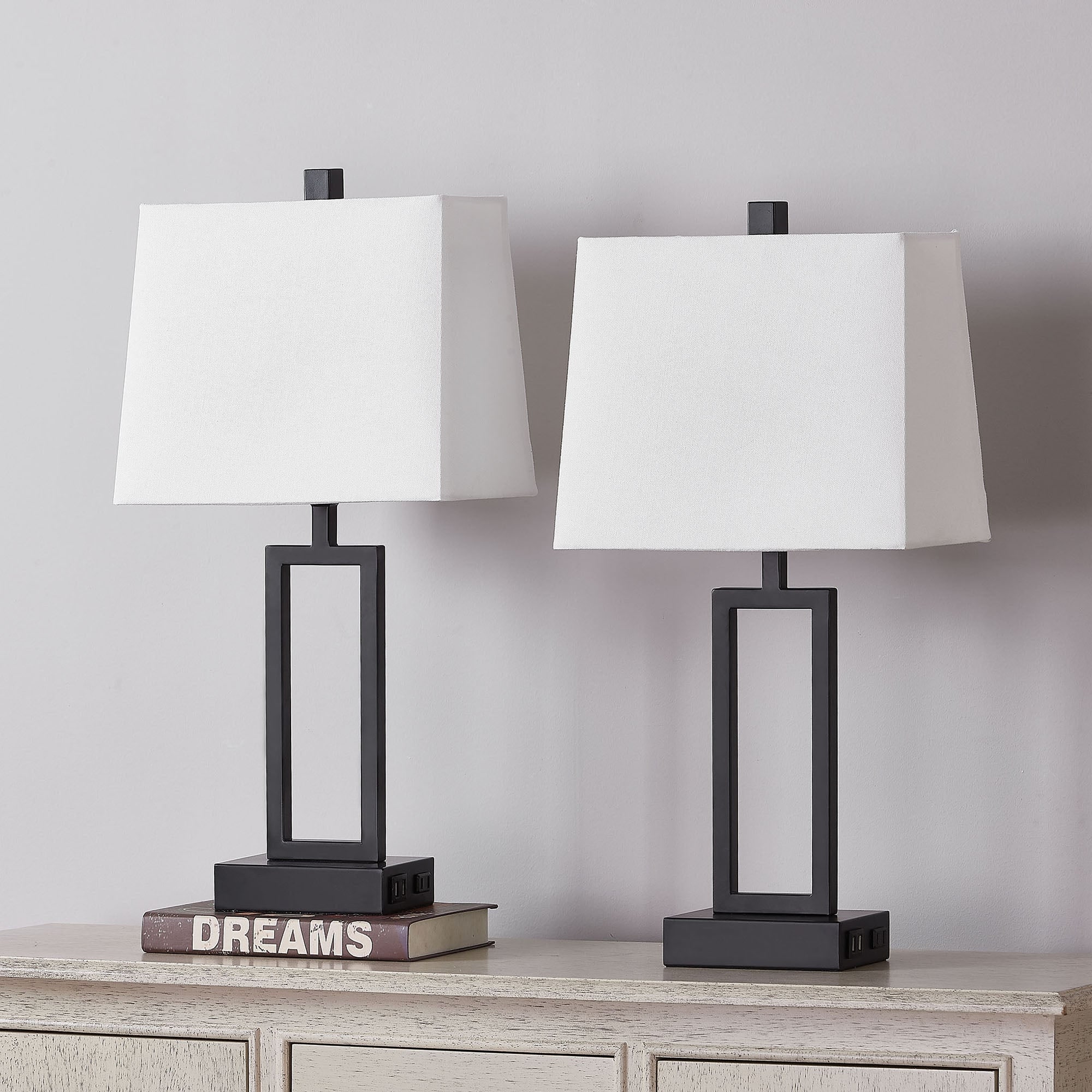 【Lamp】CD５枚セット Cinkeda-Table-Lamp-Black-Metal