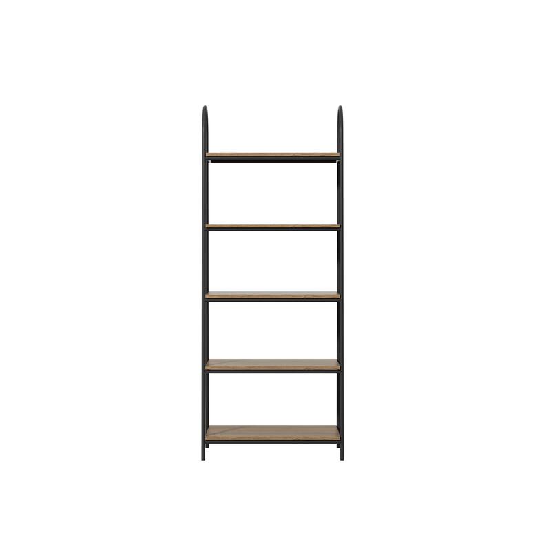 Tristan 71 Inch Shelving Unit in Natural Driftwood - 71" - 71" - Natural Driftwood