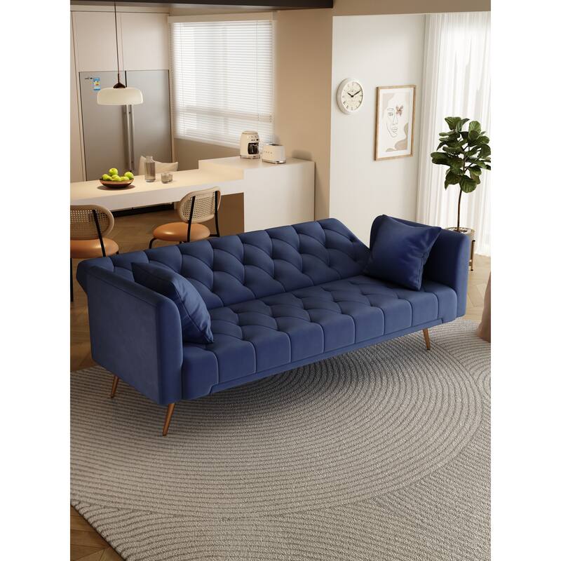 Multifunctional Velvet Sofa Bed: Smart Living Solution