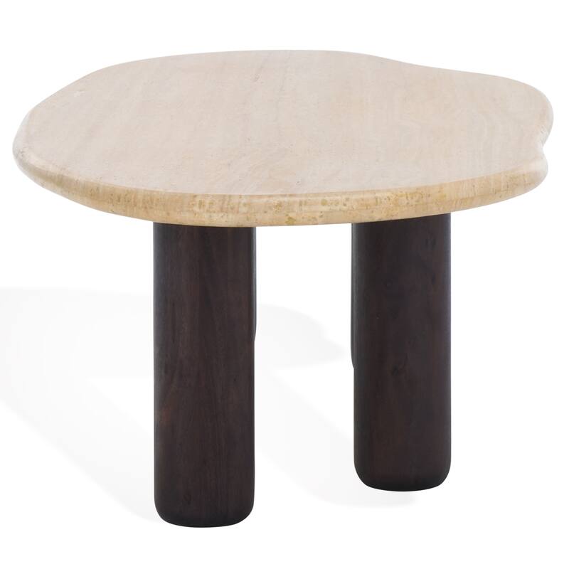 SAFAVIEH Couture Celestyn Travertine Coffee Table - 50"W x 24"D x 14"H