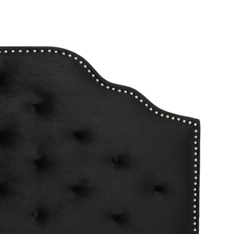 Queen & Full Tufted Headboard with Nailhead Trim by Christopher Knight Home