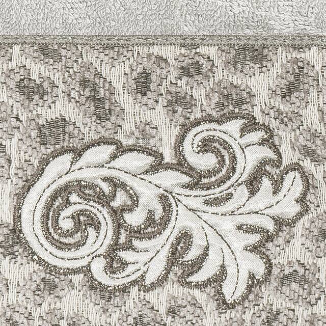 Authentic Hotel and Spa 100% Turkish Cotton April 2PC Embellished Hand Towel Set