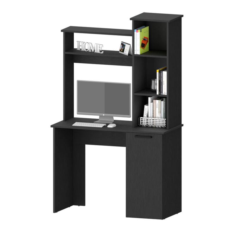 HomeRoots 39inch Black Computer Desk