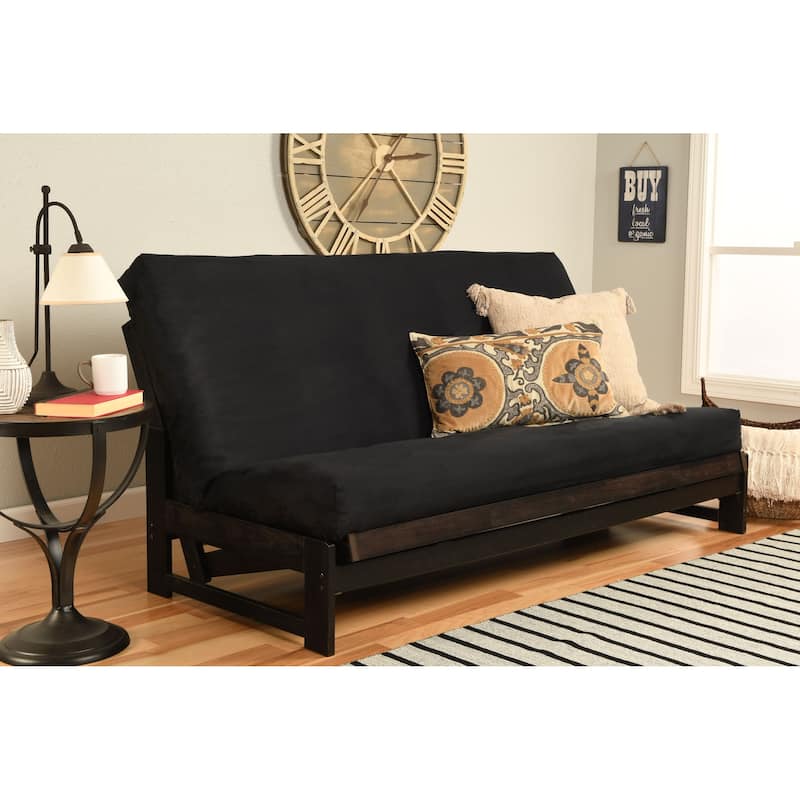 Somette Full-size Futon Cover (Mattress and Frame not included) - Full - Suede Black