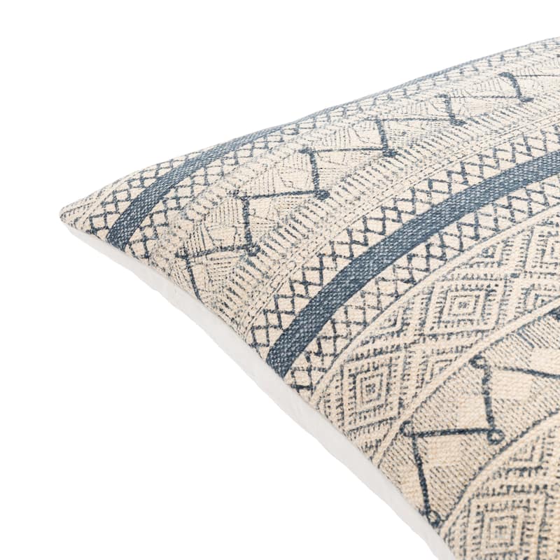 Kareena Cotton Geometric Pattern Throw Pillow