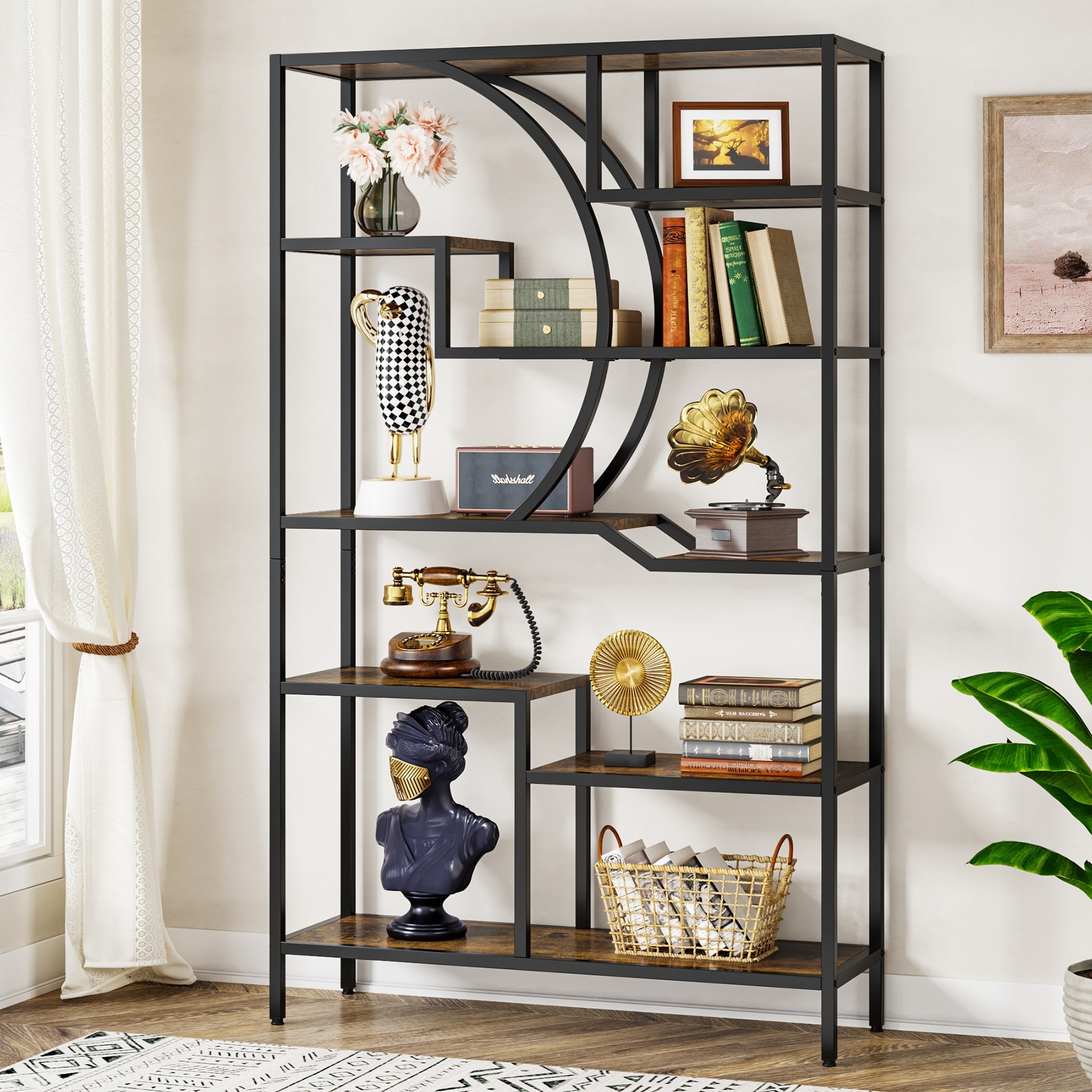 https://ak1.ostkcdn.com/images/products/is/images/direct/cea1b2b9232d1318e3f5c836c3d1ef2fa241cd3c/69-Inch-Industrial-Etagere-Bookcase%2C-9-Tier-Bookshelf.jpg