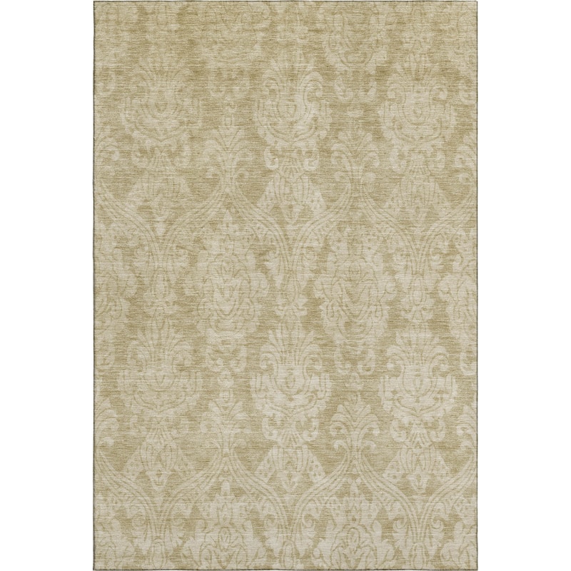 Premium Washable Super Soft Traditional Damask Mayfield Rug