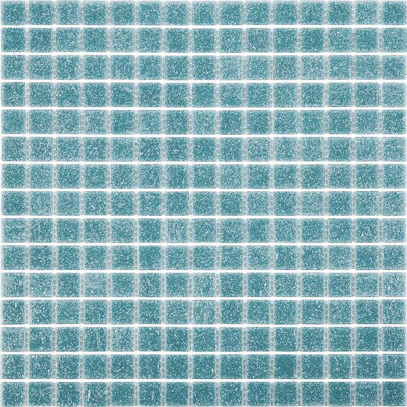 Apollo tile 12" x 12" Dune Glossy Blue-Green Glass Tile (20 sq ft/case) - 20 Pack