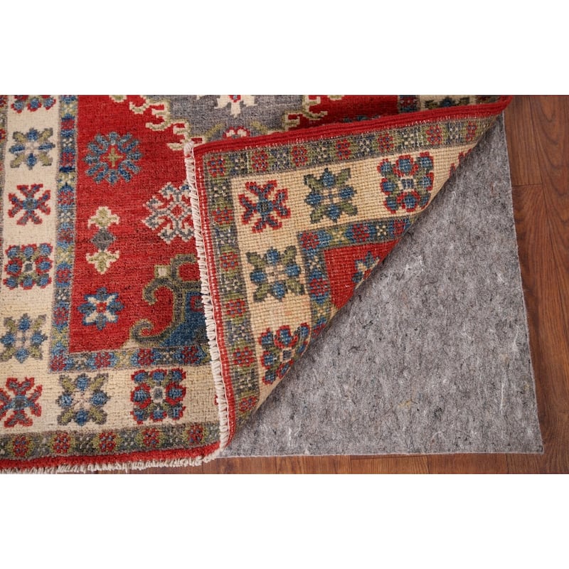 Red Kazak Accent Rug Handmade Wool Carpet - 2'2" x 3'0"