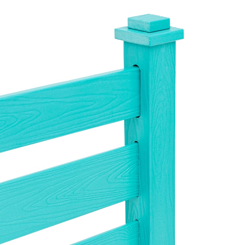 Courtyard Privacy Fence No Pit Digging Type, More Convenient For Outdoor Installation,2,4-Panel - 39.3 in. W x 35.6 in. H