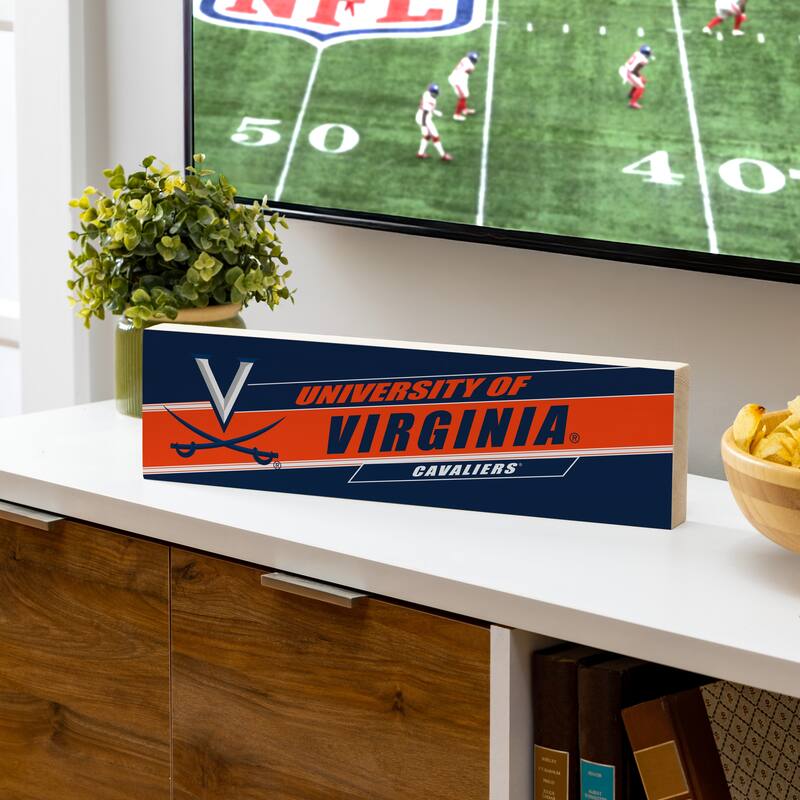 University of Virginia Plock, Down Home Fans, 6x6 - 5" x 18"