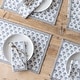 preview thumbnail 54 of 91, over&back Hand-Blocked 100% Cotton Placemats - Machine Washable - Set of 4