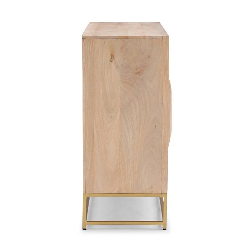 Linon Spence Sliding Door Cabinet