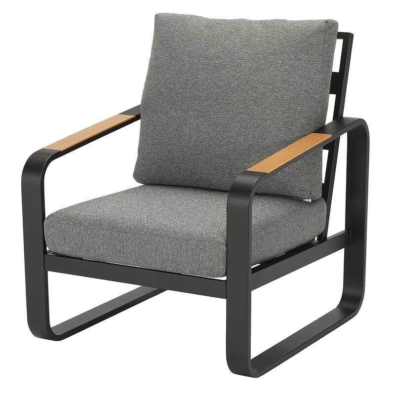 Outdoor Patio Conversation Chair, Loveseat, Sofa with Removable Cushions