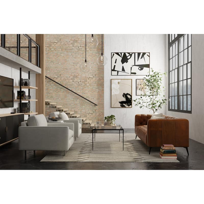 Grand Bazaar Wallace Hand Tufted Abstract Transitional Area Rug