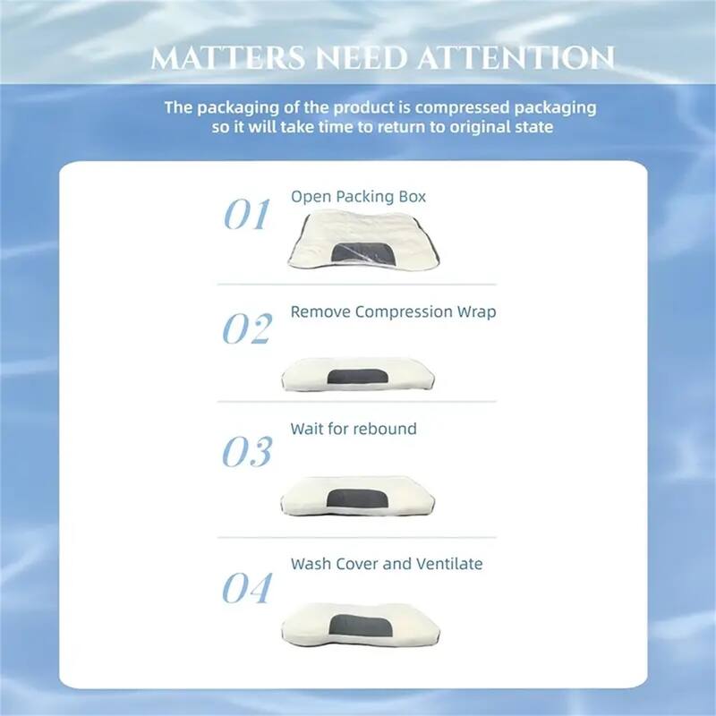 Ergonomic Pillow Contour Pillow Orthopedic Neck Traction Pillow for Shoulder Neck Pain Relief Side Sleeper - N/A
