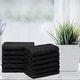 preview thumbnail 6 of 71, Eco-Friendly Sustainable Cotton Washcloth by Superior (Set of 12) Black