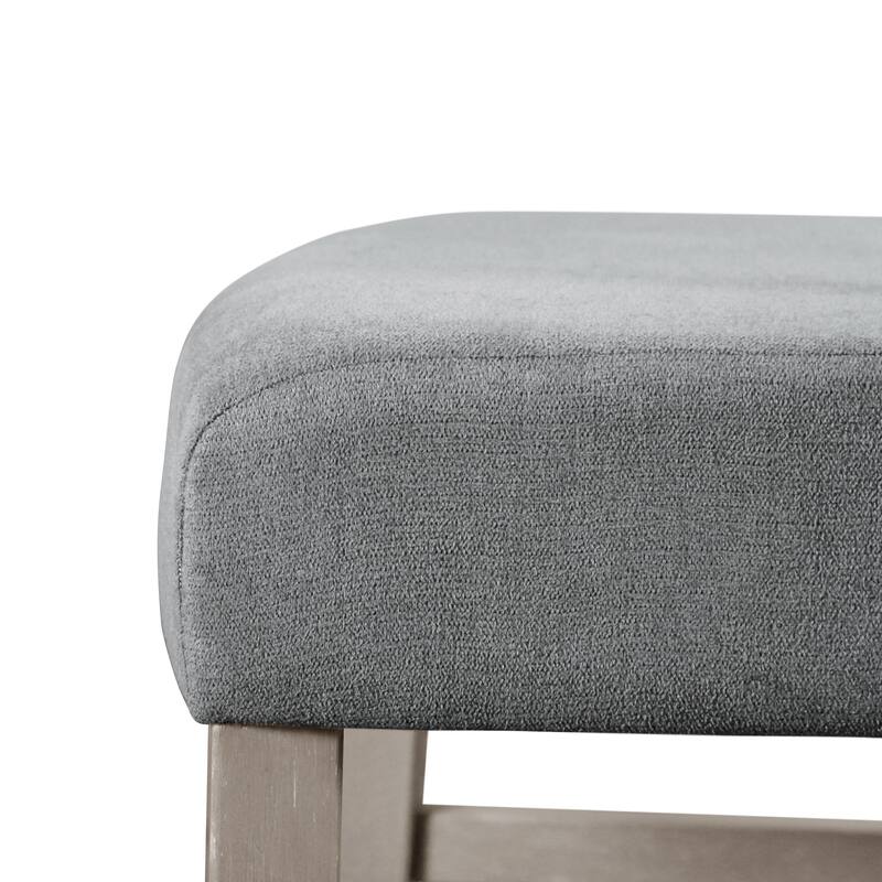 Furniture of America Calista Modern Grey Padded Dining Chairs (Set of 2)