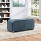 preview thumbnail 6 of 43, Sahara Storage Bench Blue Cord