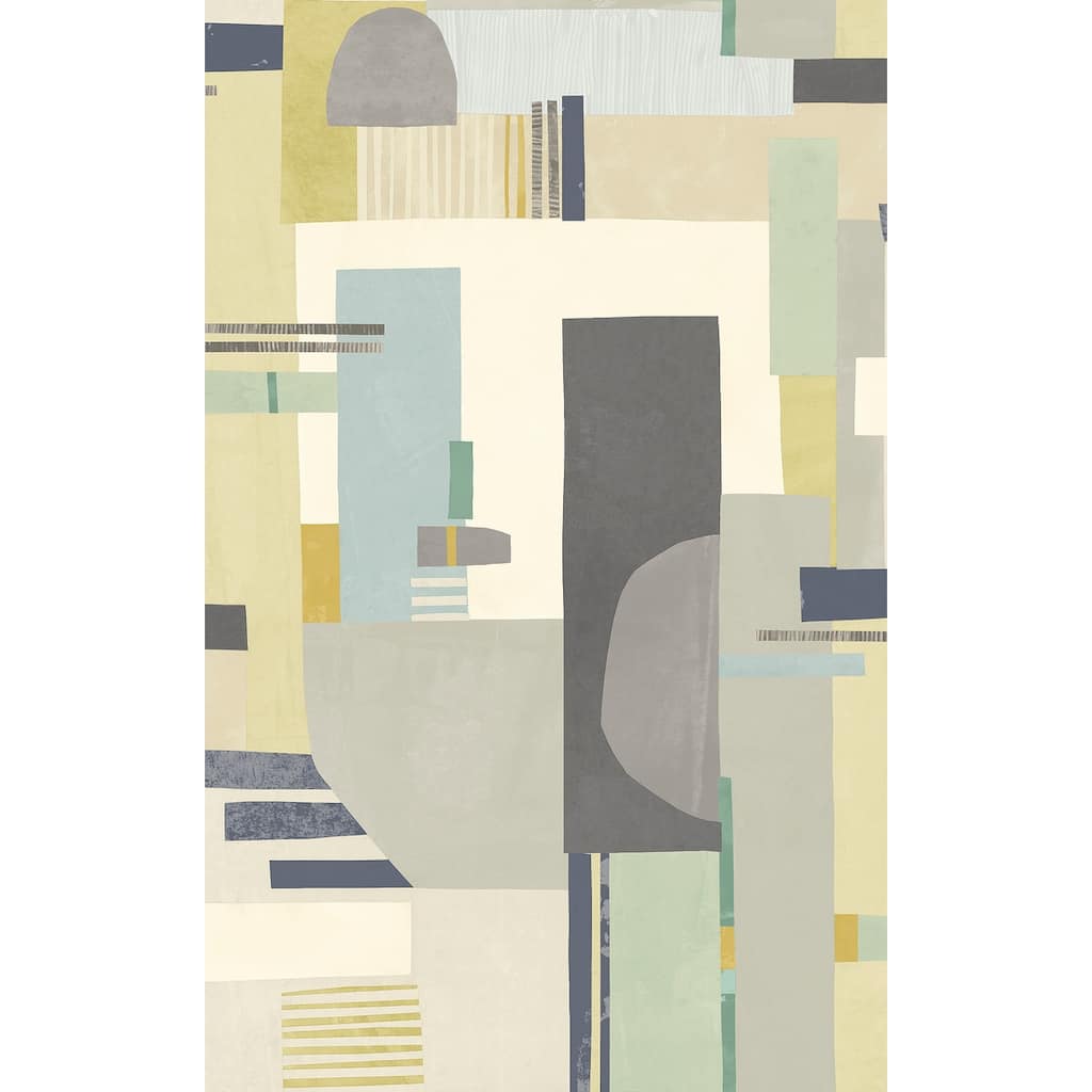 Rhodes Neutral Blocs Wallpaper