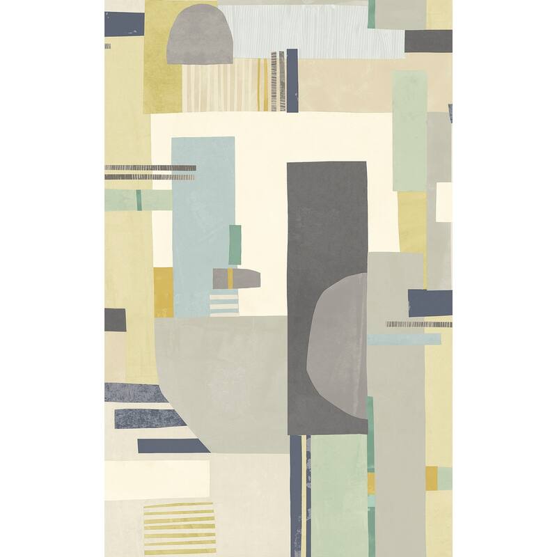 Rhodes Neutral Blocs Wallpaper