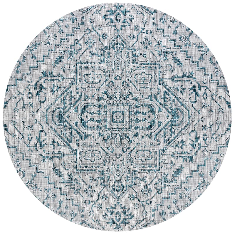 JONATHAN Y Charleston Medallion Indoor/Outdoor Area Rug