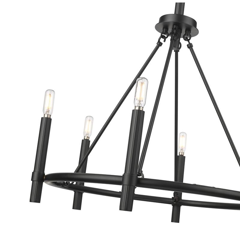 Millennium Lighting 25656 Skyva 6 Light 25" Wide Pillar Candle Style