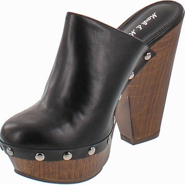 wide width wooden clogs