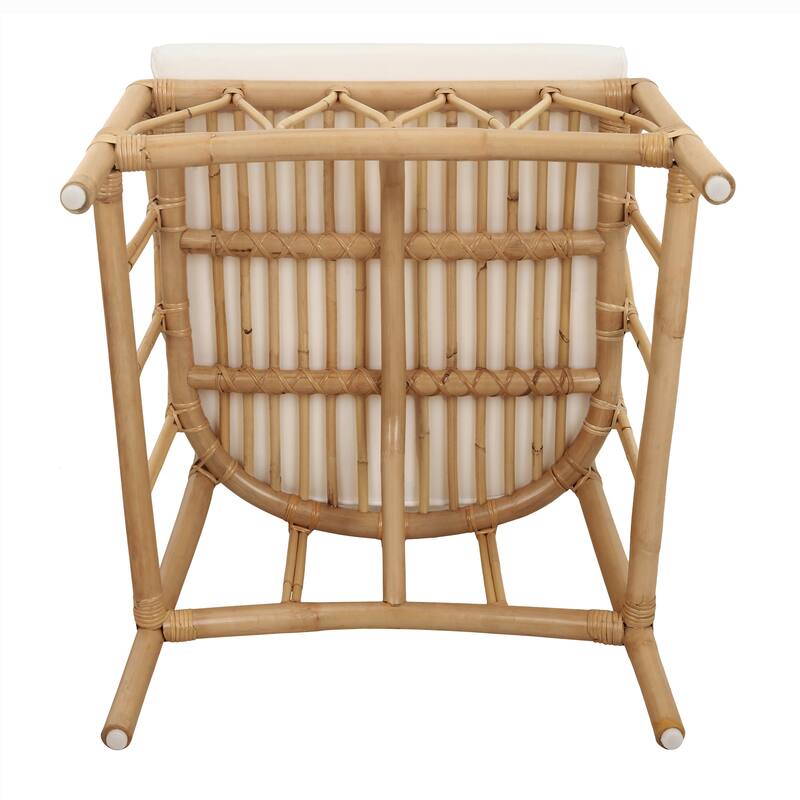 NPD Furniture Ayanna Modern Bohemian Rattan Dining Chair