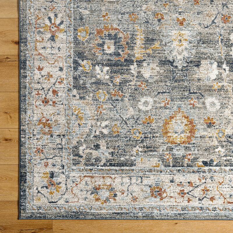 Livabliss Beckham Vintage Medallion Area Rug