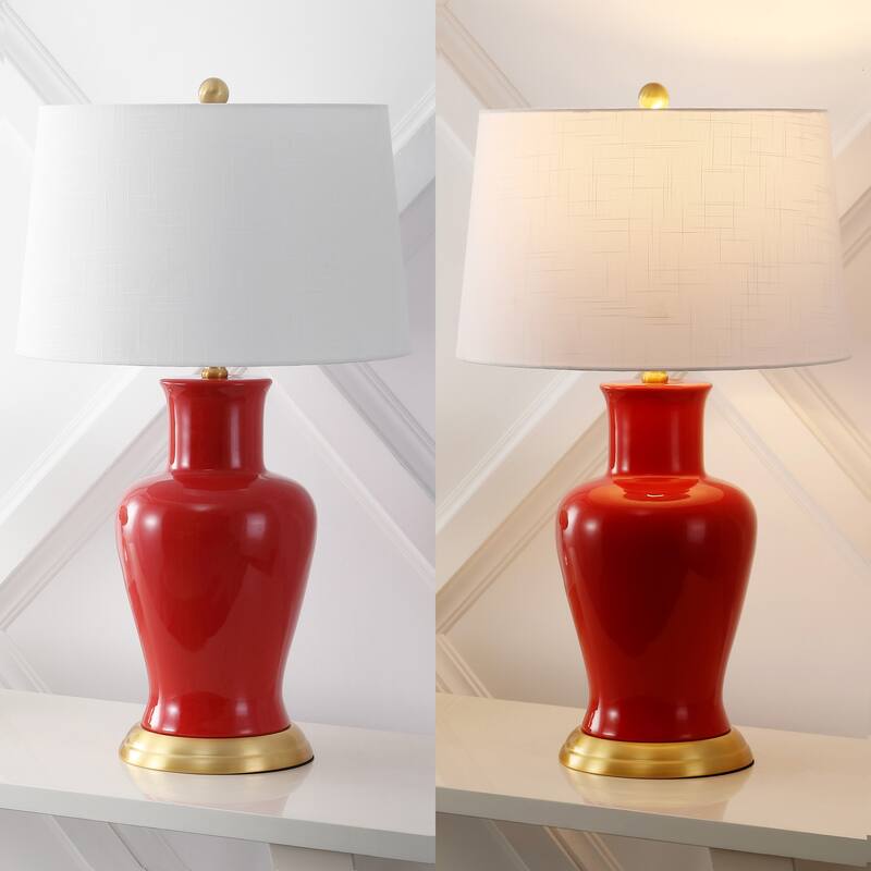 Julia 29" Ceramic LED Table Lamp, by JONATHAN Y