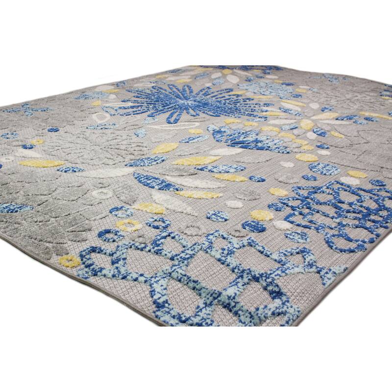 Bashian Gerson Iv/Blue Transitional Area Rug