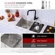 preview thumbnail 7 of 42, Dual-Mount Stainless Steel Workstation Kitchen Sink built in Accessories
