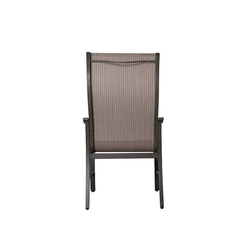 Outdoor Dining Set, Rectangular Aluminum Umbrella Dining Table