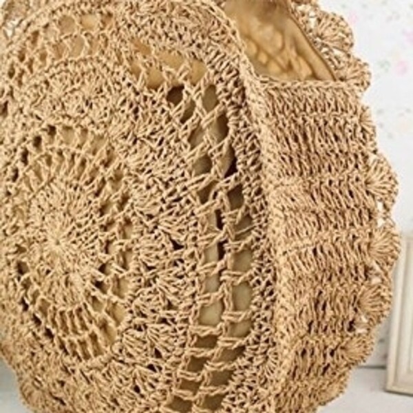 large crochet bag