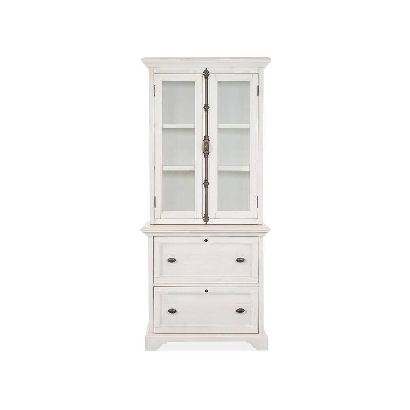 Magnussen Home Bronwyn Alabaster Lateral File With Hutch