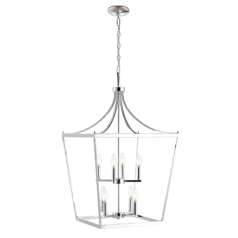 SAFAVIEH Lighting Ghida 8-light Pendant - 20"x20"x37.5-109.5" - 20Wx20Dx110H