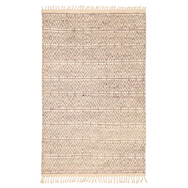 Tangier Grey Rug 5'3" x 8'4" - 5'3 x 8'4 - Grey - 5'3 x 8'4
