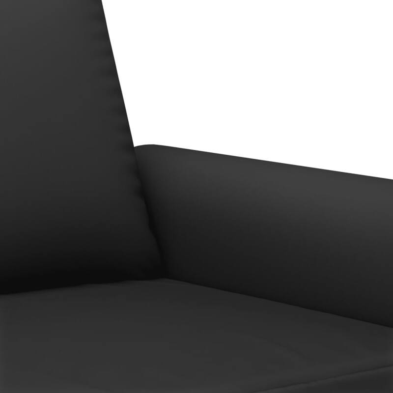 vidaXL Sofa Set Black Velvet, Metal, Plywood Large Sofa Set - 30.3 x 67.7 x 31.5 in
