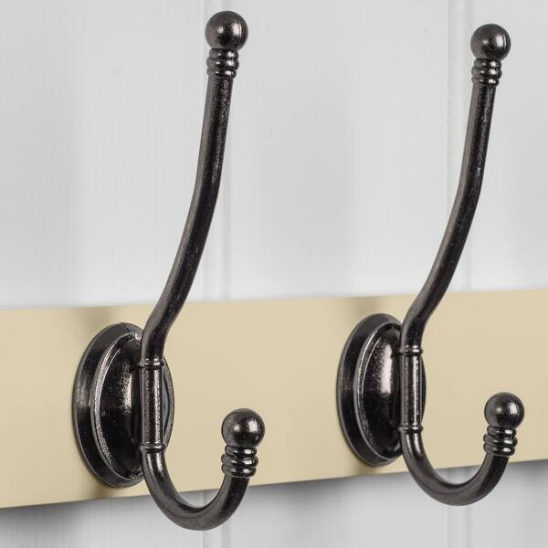 Shop Wall Mounted Heavy Duty 6 Hat And Coat Hook Shelf Rack