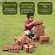 preview thumbnail 4 of 5, Construction Stacking Building Red Brick Block, Rectangle Foam Kids Pretend Play Creativity Toy, 25 Pack