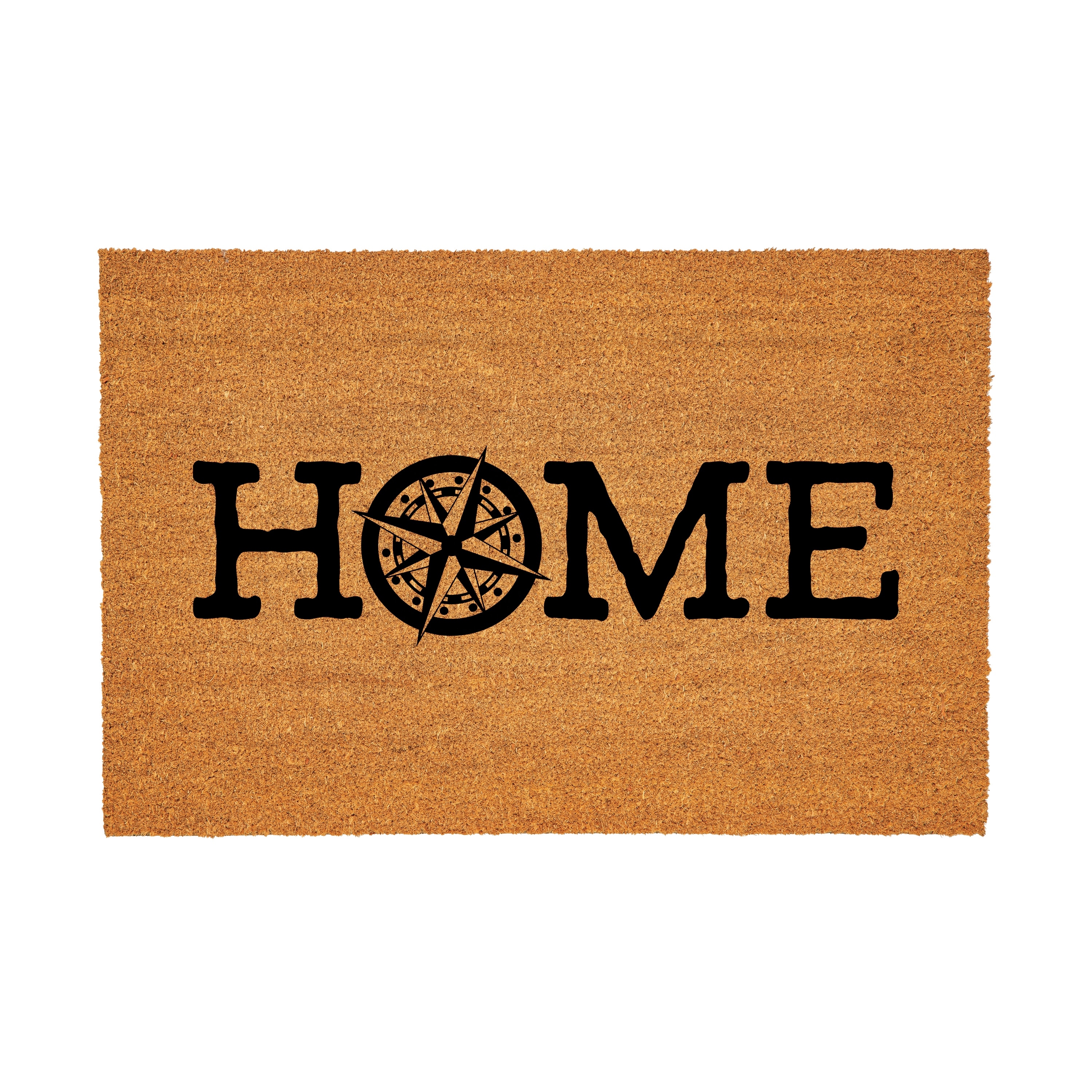 Coastal Coir Mat Nautical Home 36"x24" - 36" x 24"