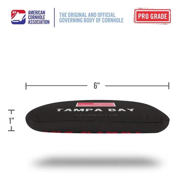 Tampa Bay Football Black Dual Sided Cornhole Bags